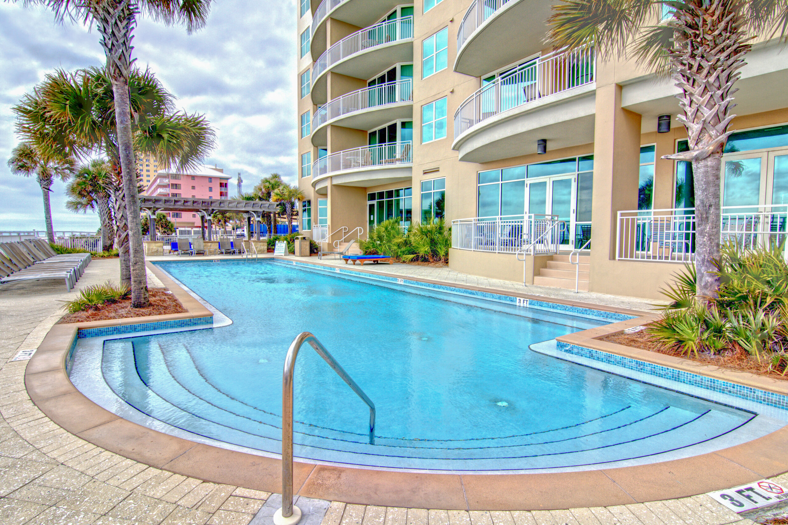 The west pool at Aqua Resort, Panama City Beach