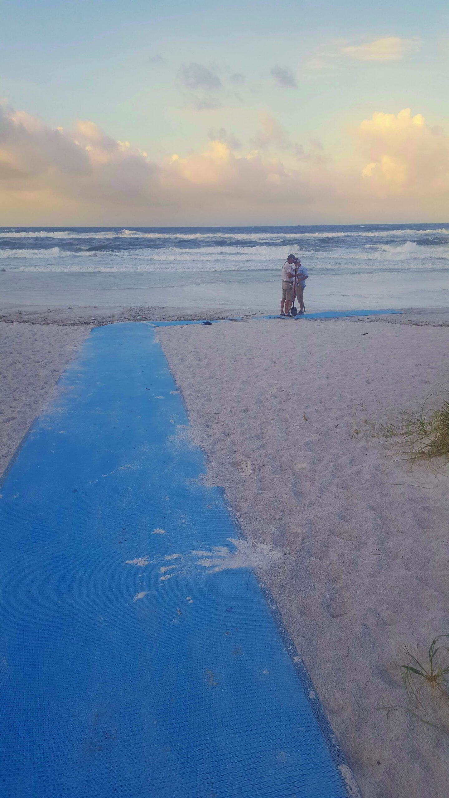 Ed Walline Beach Mat for Accessibility.